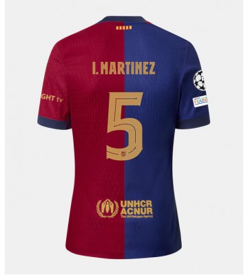 Barcelona Inigo Martinez #5 Primera Equipación 2024-25 Manga Corta